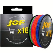 Resim JOF X16 Süper Güçlü PE Balıkçılık İpi, 500m/546.8YDS, 11.34-45.36KG - Ultra Dayanıklı, Pürüzsüz Döküm, Tuzlu ve Tatlı Su için Aşınmaya Dayanıklı, Yüksek Mukavemetli Çok Filamentli, Renkli Seçenekler, Çok Yönlü Balıkçılık Ekipmanı|Pürüzsüz Döküm İpi|Dayanıklılık için Tasarlandı 