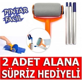 Resim Damlatmayan Boya Rulosu Saplı Boyacı Rulo Fırça Seti Pintar Facil (256211925) 