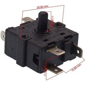 Resim Lx6331 - Lx6334 Fanlı Isıtıcı Anahtarı, Ile Uyumlu 5 Bacak 