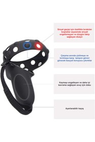 Resim MACROBOT Meta Quest 2 Ile Uyumlu Kumanda Kılıfı 