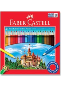 Resim Faber-Castell Kuru Boya Kalemi 24 Renk 