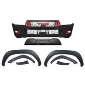 Resim Toyota Hılux Revo 2016+ Uyumlu Rocco TRD Body Kit (Panjur & Tampon & Dodik Seti) 