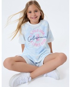 Resim U.s. Polo Assn. Kız Çocuk Mavi Şort Takım Us2514-c-v1 Mavi 