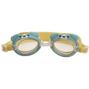 Resim Sevimli Su Geçirmez Buğu Önleyici Yüzücü Gözlüğü Çocuklar İçin Sarı - Mavi 
