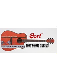 Resim Cort Motor Oıl 2 Bks Elektro Akustik Gitar Siyah Satin - Retro 