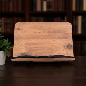 Resim İsfahanTA Ahşap Kitap Okuma Standı Masaüstü Ahşap Rahle 