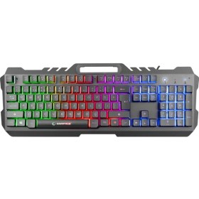 Resim Rampage KB-R57 X-JAMMER Gökkuşağı Aydınlatmalı USB Tam Türkçe Gaming Oyuncu Klavyesi 