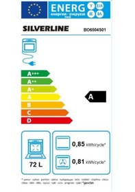 Resim Silverline Bo6504s01 Ankastre Fırın Gri 