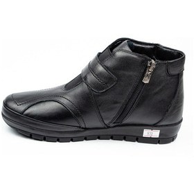 Resim Scavia 572 Ortopedik Hakiki Kadın Deri Bot Siyah 