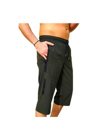 Resim Haki Su İtici Özellikli Diz Altı Düz Renk Erkek Havuz Deniz Kapri 