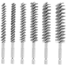 Resim Delme İçin 6 Adet Tel Fırça, Farklı Boyutlarda Küçük Tel Fırça, Temizlik İçin, Sqbb Temizliği 