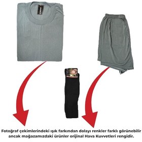 Resim 24'lü Eko Havacı Bedelli Asker Seti - Havacı Askeri Malzemeler Gri 