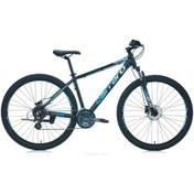 Resim Carraro Force 950 44H Dağ Bisikleti Mat Siyah-Mavi-Açık Gümüş Mavi - Siyah 