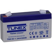 Resim Tunex 6V 1,3A 0,29 Kg Kuru Bakımsız Akü Uyumlu (97*24*51*57 Mm) TNX-6V1,3A 