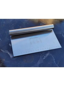 Resim Ölçü Işaretleriyle Paslanmaz Çelik-Hamur Kazıyıcı 