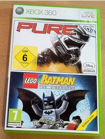 Resim CAPCOM Xbox 360 Pure ve Lego Batman The Videogame Kutulu 2 Oyun Birden 
