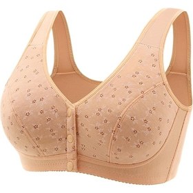 Resim Kadınlar İçin Önden Bağlamalı Sütyenler, Balensiz Spor Sütyenleri Kadınlar, Çok Renkli 