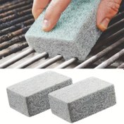 Resim 2 Adet Ev & Dış Mekan Barbekü Temizleme Fırçası - Yüksek Sıcaklıkta Temizleme Fırçası, Pumice, Barbekü Temizleme Fırçası 