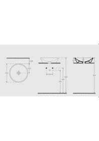 Resim İsvea Sistemay Soft Tezgahüstü Lavabo Çap 45 CM 10Sy66045Sv 