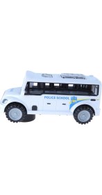 Resim Mixoyuncak Oyuncak Otobüs Işıklı Sesli Polis Otobüsü 20 cm 