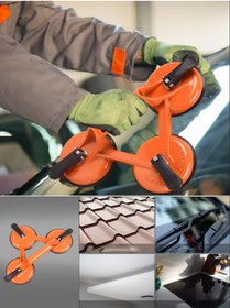 Resim NUBLADO Vantuz Cam Vantuzu Vakumlu Cam Fayans Ahşap Tutucu Taşıma Araba Kaporta Göçük Çektirme 3'lü Plastik. 