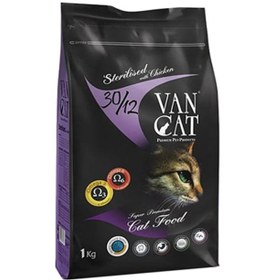 Resim VanCat Sterilised Tavuklu Kısırlaştırılmış Yetişkin Kedi Maması 1 KG 