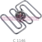 Resim Semaver Rezistansı Yuvarlak Flanş 3200w 19x17 Cm 