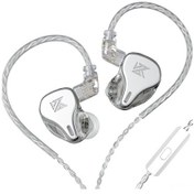 Resim Yifomall Kz Dq6 Gümüş İç Kulaklıklı Kulaklık - Üç Birimli Dinamik Sistemi İle Yüksek Kaliteli Ses, Mikrofonlu DQ6 