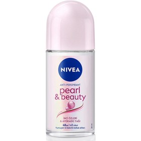 Resim Nivea Pearl & Beauty İnci Özleri Kadın Deodorant Roll-On 50 ml 
