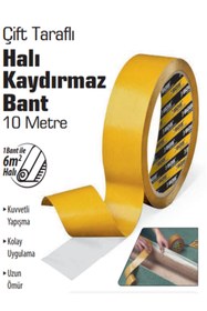 Resim Sgs Çift Taraflı Halı aydırmaz Bant ( 10Mt / 48 Mm) 