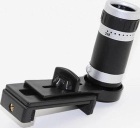 Resim 8x18 Zoom Teleskop Telefon Kamera Lensi Mini El Dürbünü 