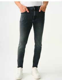 Resim Loft Erkek Jean Pantolon Koyu Gri Lf2037012 Justin Skinny Fit Koyu Gri 