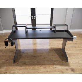 Resim Michael Brean Özel Tasarım Oyuncu Ve Stüdyo Masası 160 cm Bardaklık Ve Kulaklık Tutucu Hediye 