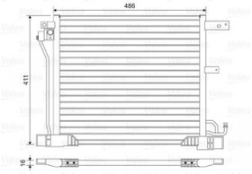 Resim KLIMA RADYATORU NISSAN JUKE 1.5 DIG T 2010- VALEO 814454 OEM 
