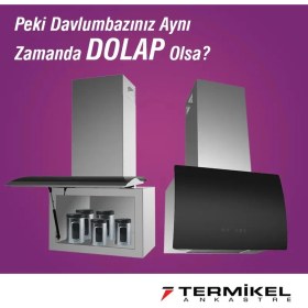 Resim Termikel Canna 60 Saklama Dolaplı 60 cm Davlumbaz 