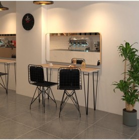 Resim Knsz masa sandalye takımı hem75mazlum crdsyh 100*040 sm 2 sandalye syhsyh sırt minderli 