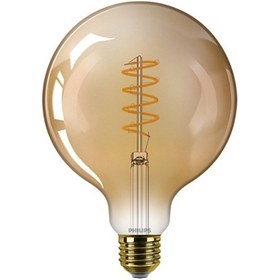 Resim Philips LED Classic Dimlenebilir Amber Filament Ampul 7W 640Lum 2700K Sarı Işık G120 E27 (50W) 