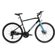 Resim Bisan TRX 8400 Altus 27 Vites HD Fren 28 Jant Trekking Şehir Bisikleti Mat Siyah Mavi 50 Kadro 