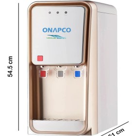 Resim Lexsawater Tezgah Üstü 3 Musluklu Sıcak Soğuk ve Normal Su Çıkışlı Arıtmalı Su Sebili 