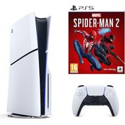 Resim Sony Playstation 5 Slim Diskli 1 TB Oyun Konsolu + Spider-Man 2 PS5 Oyun 