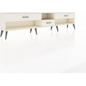 Resim Arges Tv Ünitesi Tek Raflı 3 Çekmeceli 220x30x51 Aytaşı-çam/aytaşı Atlas Çam/aytası - Aytası 