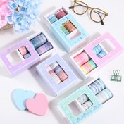 Resim 20 rulo/kutu yaratıcı renkli desen ve kağıt bant seti, geometrik ızgara çiçek ve diğer baskılı desen tasarımlı bant, el hesap dekorasyonu için uygun, öğrenme kırtasi!e malzemesi dekorasyon bantı, sınıf arkadaşlarına el hesap hediyesi 