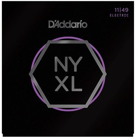 Resim D'Addario NYXL1149 Nikel Wound Elektro Gitar Teli (11-49) 