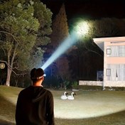 Resim Ultra Parlak 6-LED Şarj Edilebilir Baş Feneri USB Şarj ile, 18650 Lityum Pil, Mat Kaplama - Kamp, Balıkçılık ve Acil Durum Kullanımı için İdeal - Mükemmel Noel Hediyesi, Kamp Baş Feneri | Acil Aydınlatma | USB Şarj Işığı, Kamp Baş Feneri 