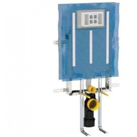 Resim Geberit Alpha 110.174.00.1 Gömme Rezervuar Metal Ayaklı Set - Ince - Kombifix 