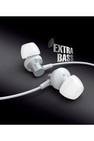 Resim Syrox K15 Metal Extra Bass Mikrofonlu Kulak Içi Kulaklık 