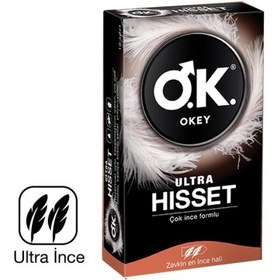 Resim Okey Prezervatif Ultra Hisset 10lu 