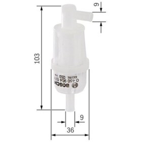 Resim Bosch Bos-0450904077 Mazot Filtresi Korando 1988 - 2.9 D (kj)... 