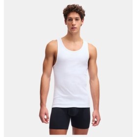 Resim Under Armour Erkek Ua Performance Cotton Atlet 2'li Paket Beyaz 6007622-100 Nefes Alabilir Kumaş 