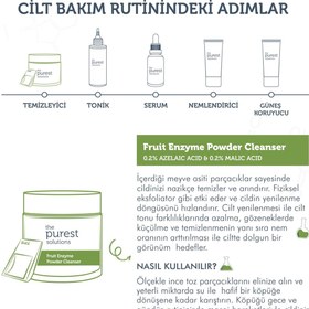 Resim The Purest Solutions Fruit Enzyme Powder Cleanser 55 gr - Meyve Asitleri Içeren Toz Temizleyici 